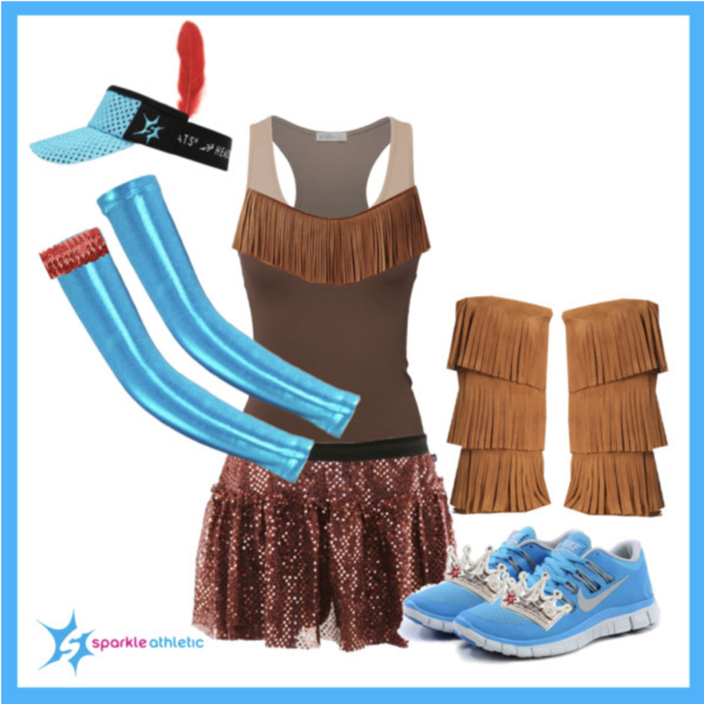 Pocahontas running costume for run Disney races