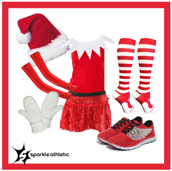 Elf 2025 running costume